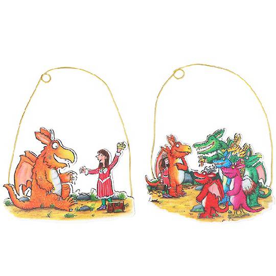 PRE-ORDER - Set 2, Wood Wire Loop, Zog 10cm *ETA Nov